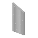 Šamotová deska boční, levá KV DYNAMIC 2G 66.50.01.N